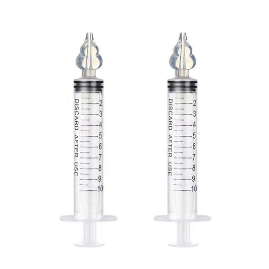 Kit 2 Seringas para Lavagem Nasal do Bebé | Higiene Nasal Segura