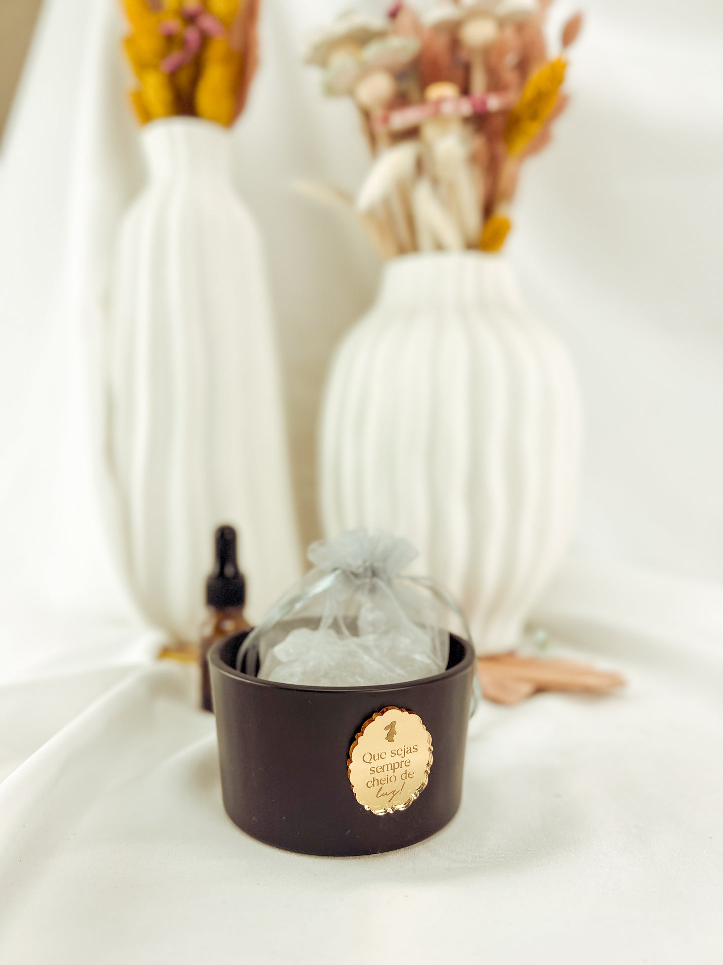 Difusor Aromático de Cristais com Lavanda — Para Padrinhos
