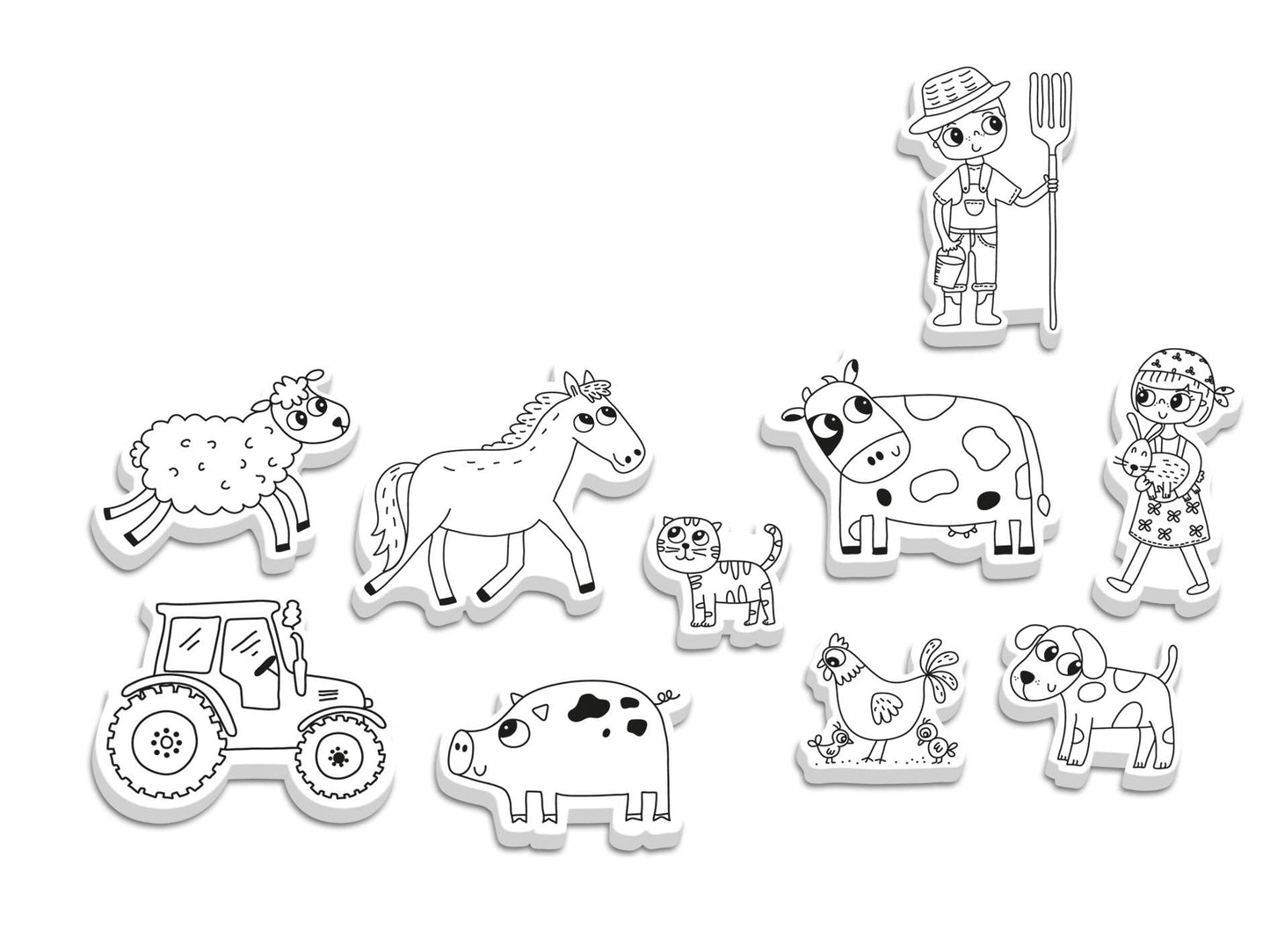 Kit de Carimbos My Little Farm | Arte Criativa Vida na Quinta