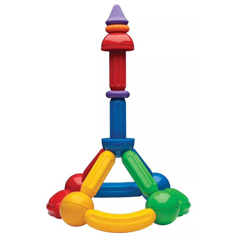 Stick-O 20 Peças Magnéticas | Constrói até 36 Modelos