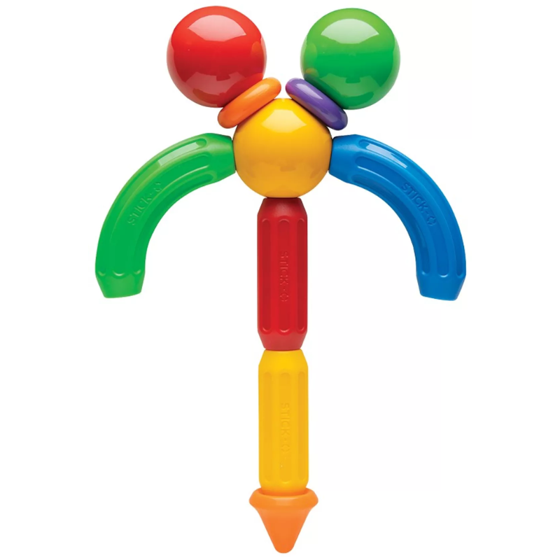 Stick-O 20 Peças Magnéticas | Constrói até 36 Modelos