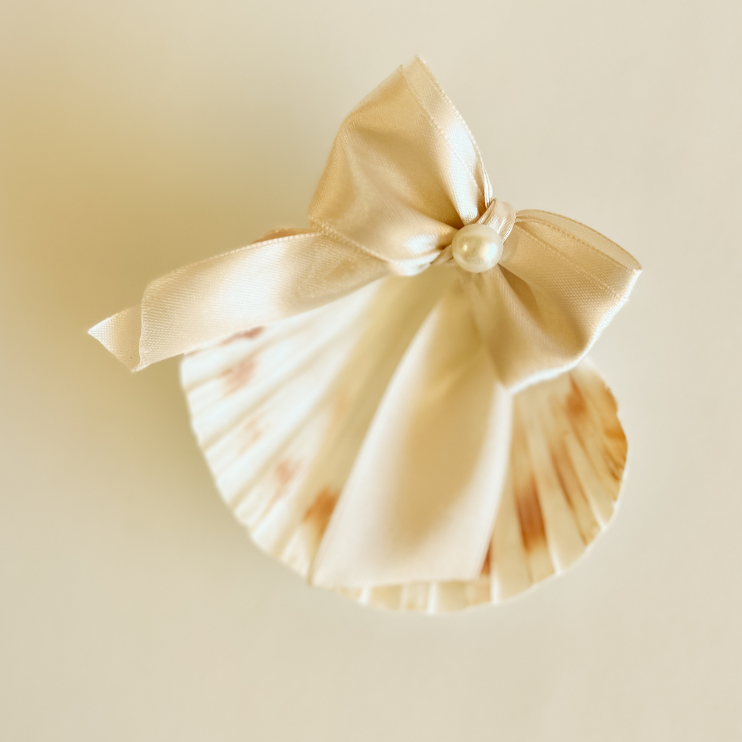 Conjunto de Batizado Completo | Vela Personalizada, Concha e Toalha
