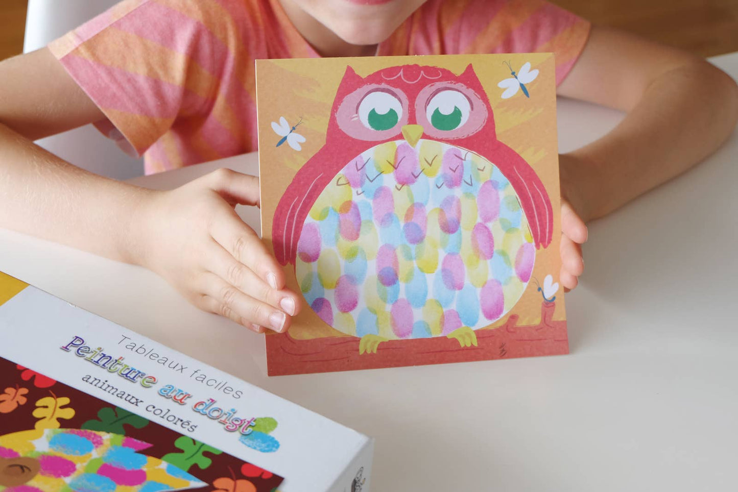 Kit Pintura a Dedo Animais Coloridos | Arte Sensorial para Crianças 3+