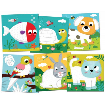 Kit Pintura a Dedo Companheiros Adoráveis | Arte Criativa Infantil 3+