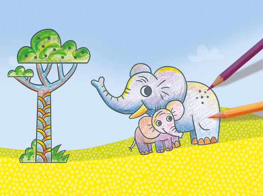 Kit de Carimbos A Minha Pequena Savana | Arte Criativa Infantil