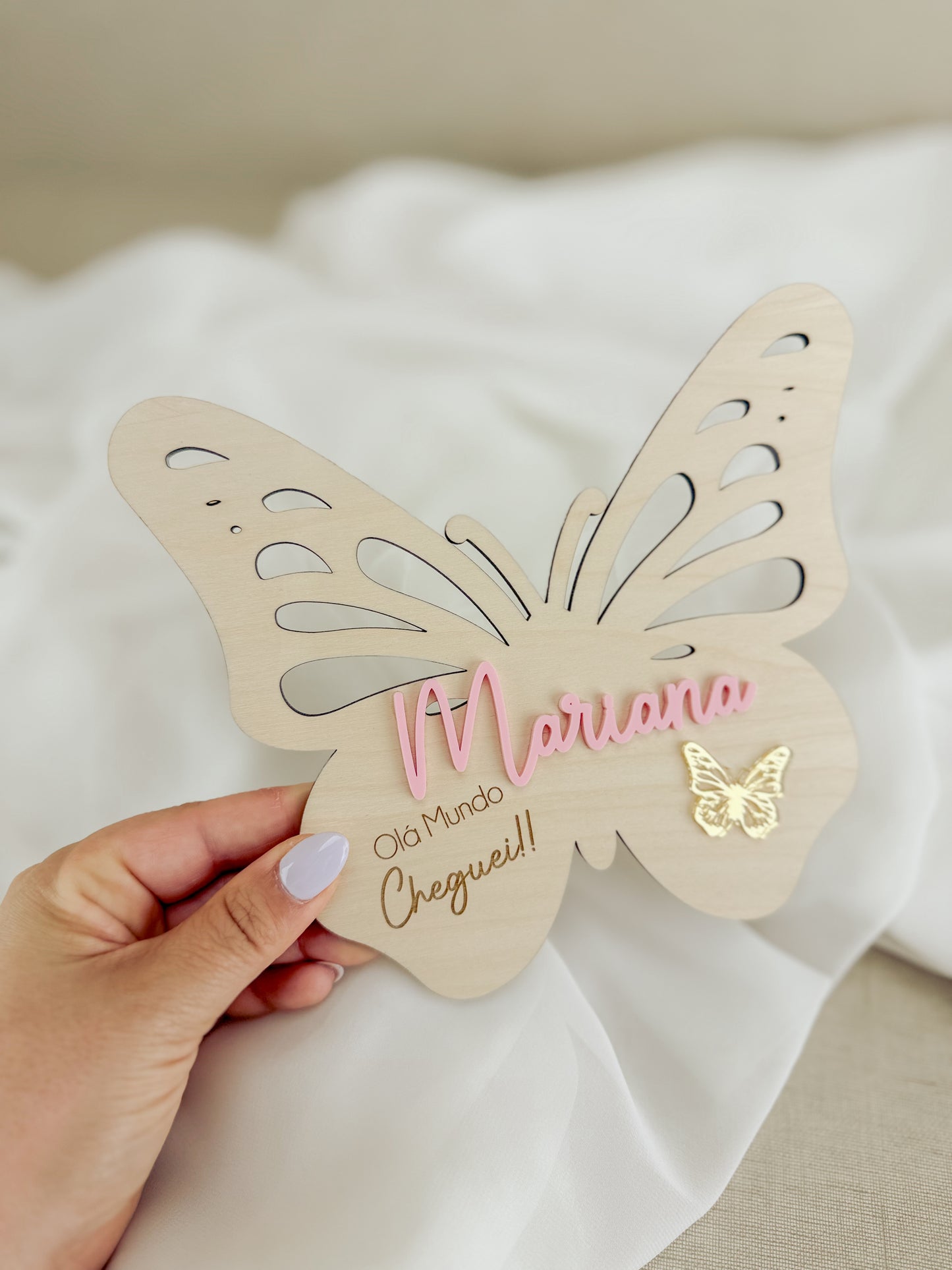 Conjunto de Placas Evolutivas do Bebé — Tema Borboleta