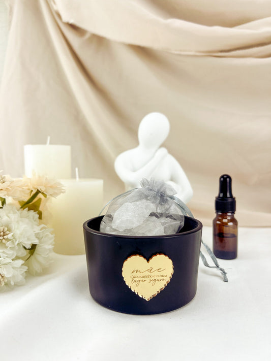 Difusor Aromático de Cristais com Óleo de Lavanda — Personalizado
