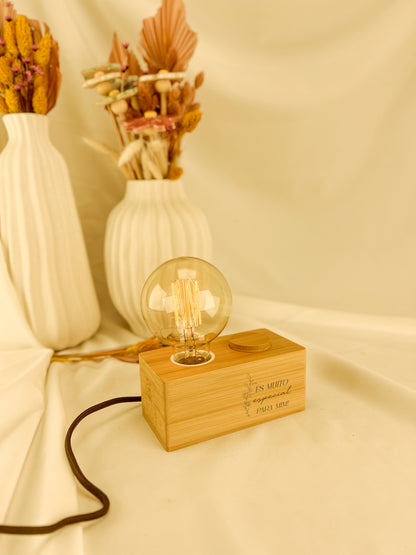 Candeeiro em Bambu Estilo Vintage para Padrinhos