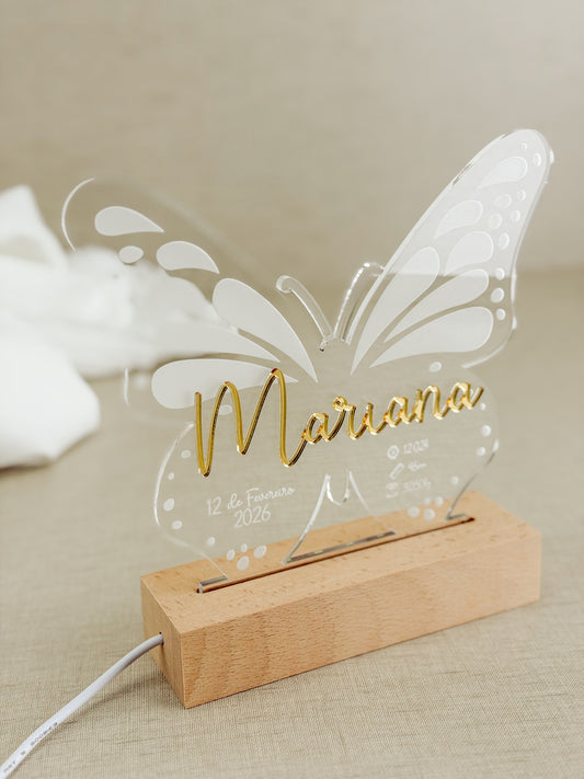 Candeeiro LED Personalizado para Quarto do Bebé — Novo Design E