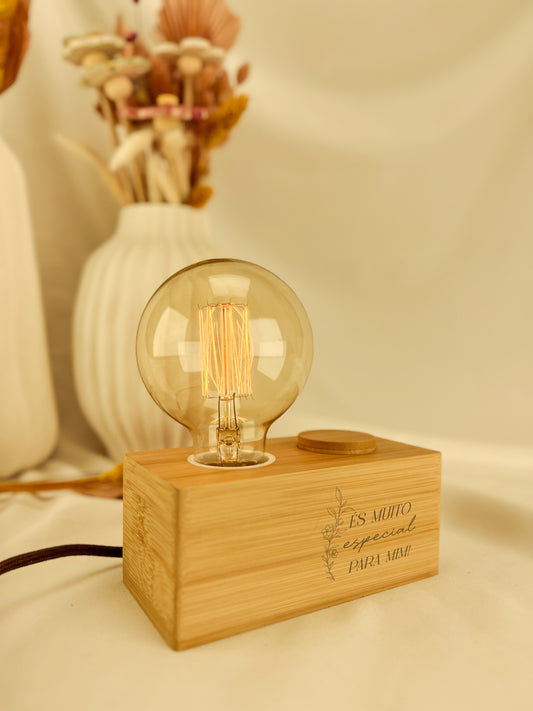 Candeeiro em Bambu Estilo Vintage para Padrinhos
