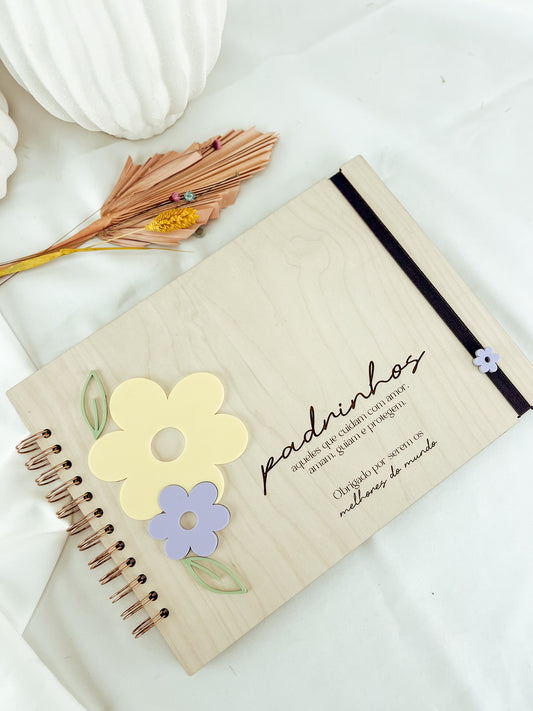 Álbum de Recordações Personalizado para Padrinhos