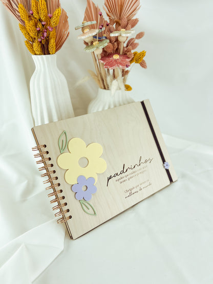 Álbum de Recordações Personalizado para Padrinhos