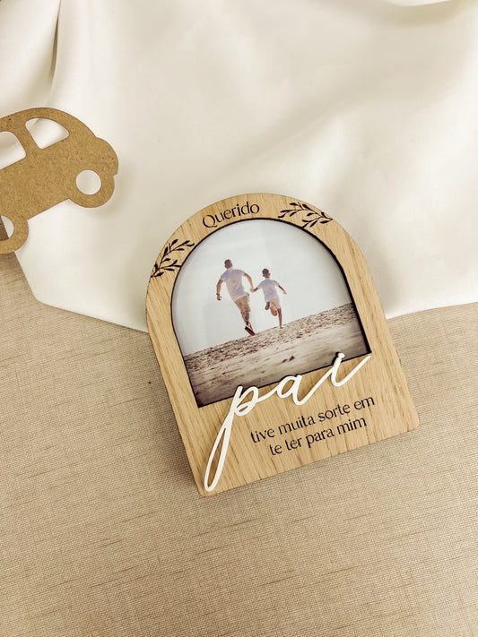 Mini Moldura Personalizada com Fotografia | Dia do Pai