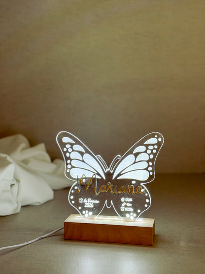 Candeeiro LED Personalizado para Quarto do Bebé — Novo Design E