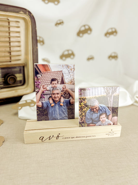 Porta-Retratos Personalizado para o Dia do Pai