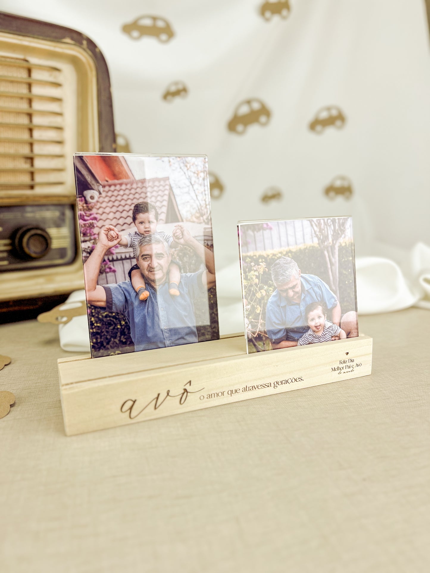 Porta-Retratos Personalizado para o Dia do Pai