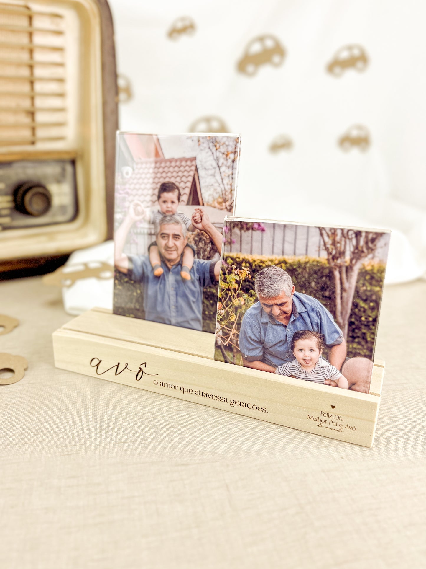 Porta-Retratos Personalizado para o Dia do Pai