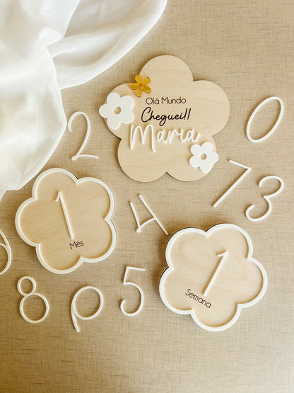 Conjunto de Placas Evolutivas —  Flores