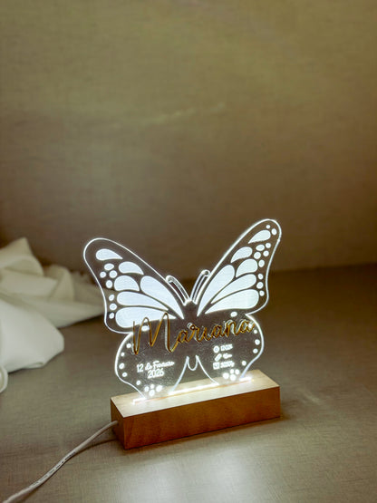 Candeeiro LED Personalizado para Quarto do Bebé — Novo Design E
