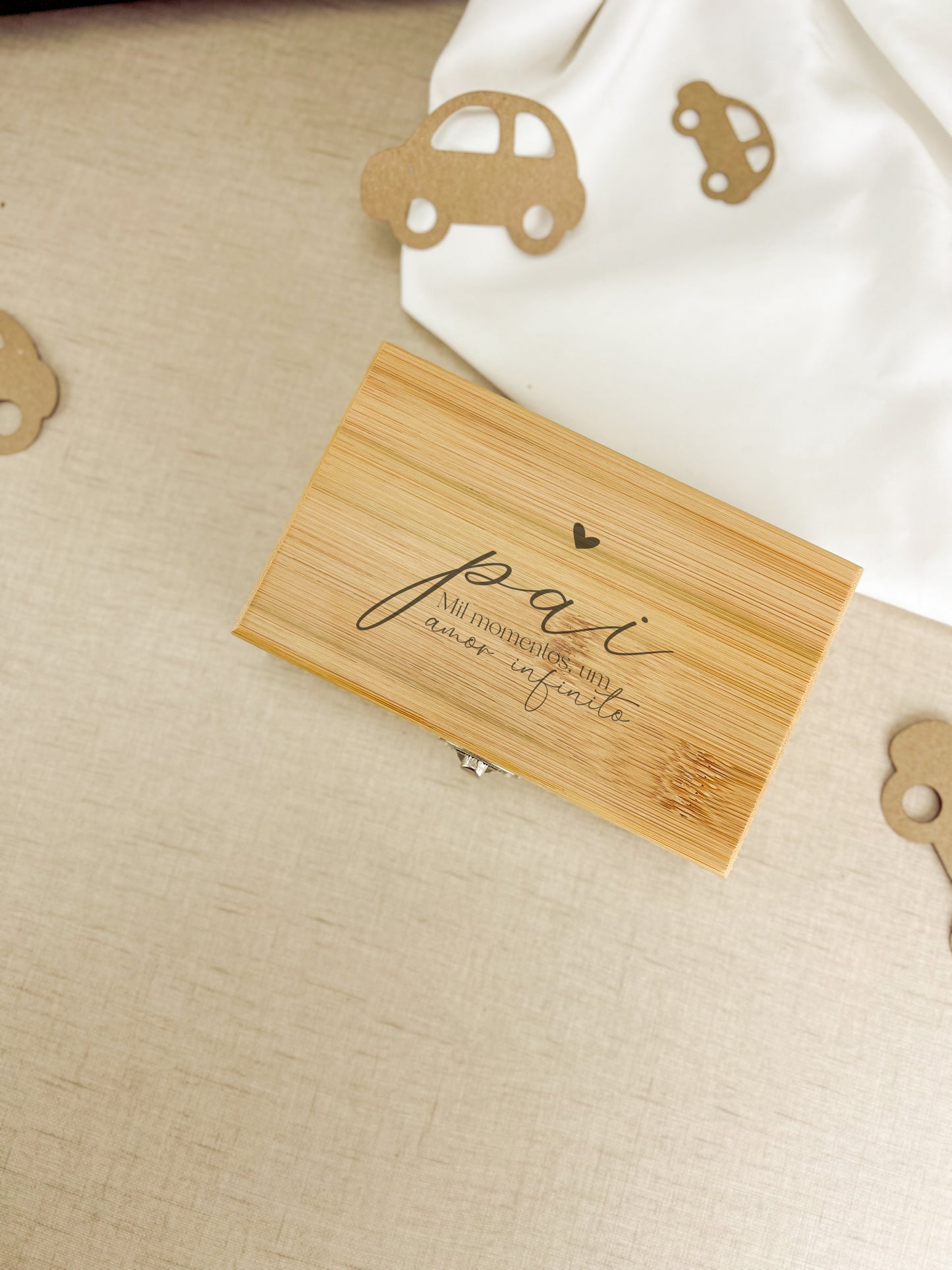 Set de Vinho Retangular Personalizado | Dia do Pai