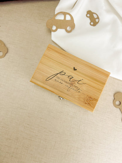 Set de Vinho Retangular Personalizado | Dia do Pai