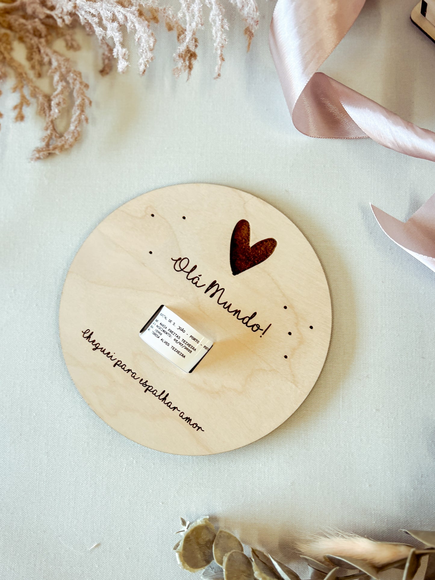 Placa Evolutiva para Pulseira Hospitalar do Bebé