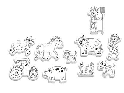 Kit de Carimbos My Little Farm | Arte Criativa Vida na Quinta
