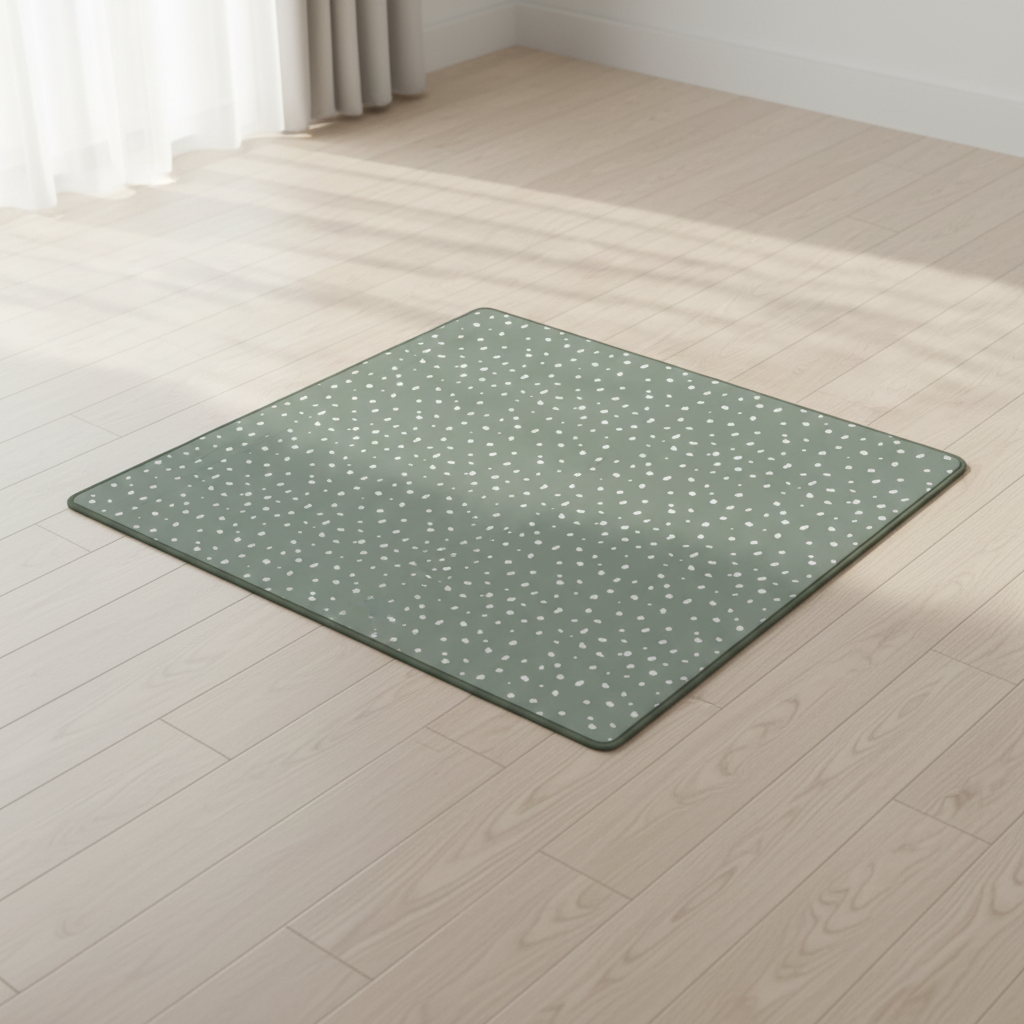 Tapete de Alimentação Impermeável 110x110cm | BLW e Brincadeiras